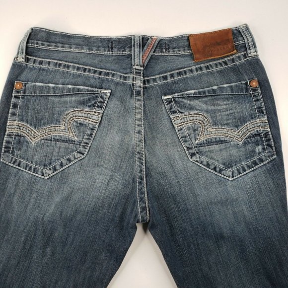 Big Star Buckle 'Orion' Dark Wash Slim Boot Jeans 34L 34x33 - Picture 5 of 12